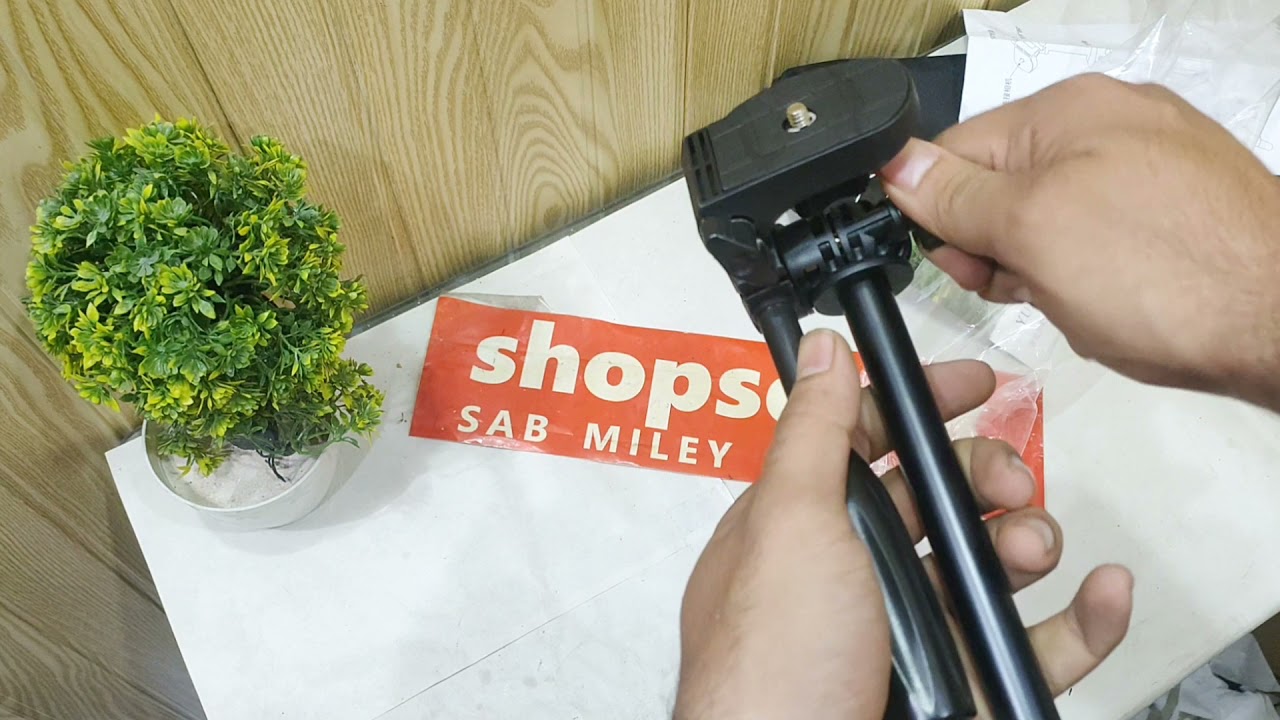 Unboxing Yunteng VCT 680 Tripod Camera Selfie Stand by Shopse.pk in Pakistan