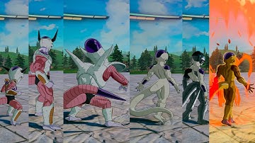 FRIEZA ALL FORMS AND TRANSFORMATIONS + ALL ATTACKS - DRAGON BALL SPARKING ZERO #anime #dragonball