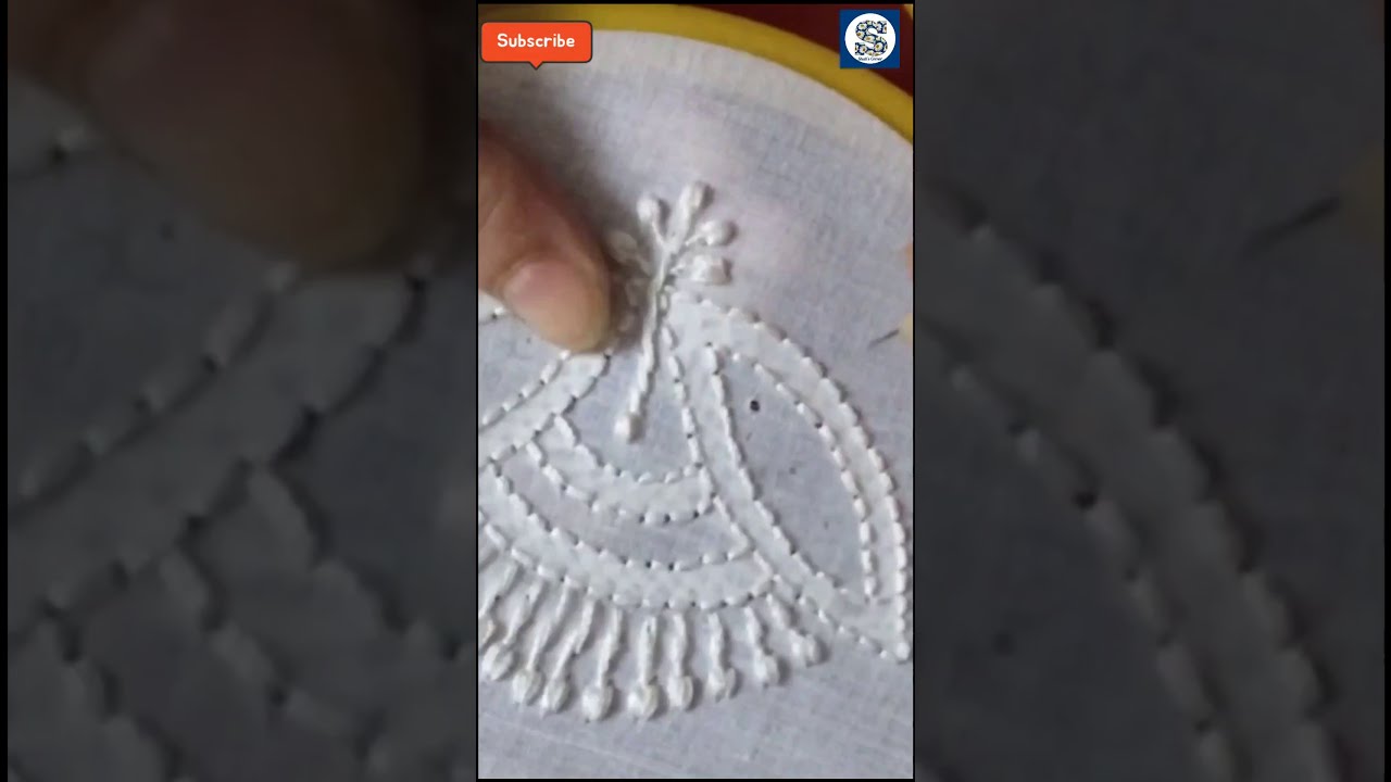 Chikankari Embroidery Tutorial, Hool Stitch By Shab Embroideryish