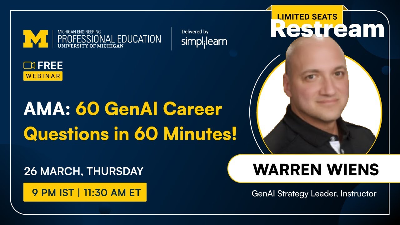 Generative AI Career Guide 2026 | 60 Questions And Roadmap to Become ...