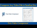 Free Video Compressor #किसी भी विडियो को फ्री में कंप्रेस करें #videocompressor