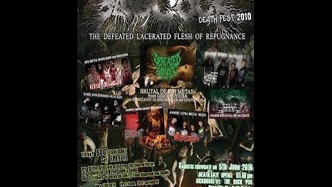 Defeated Sanity "Hideously Disembodied" Live At  Bangcock Death Fest 2010