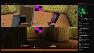 Beating minecraft and NONSTOP streaming until kreekcraft joins pt 5