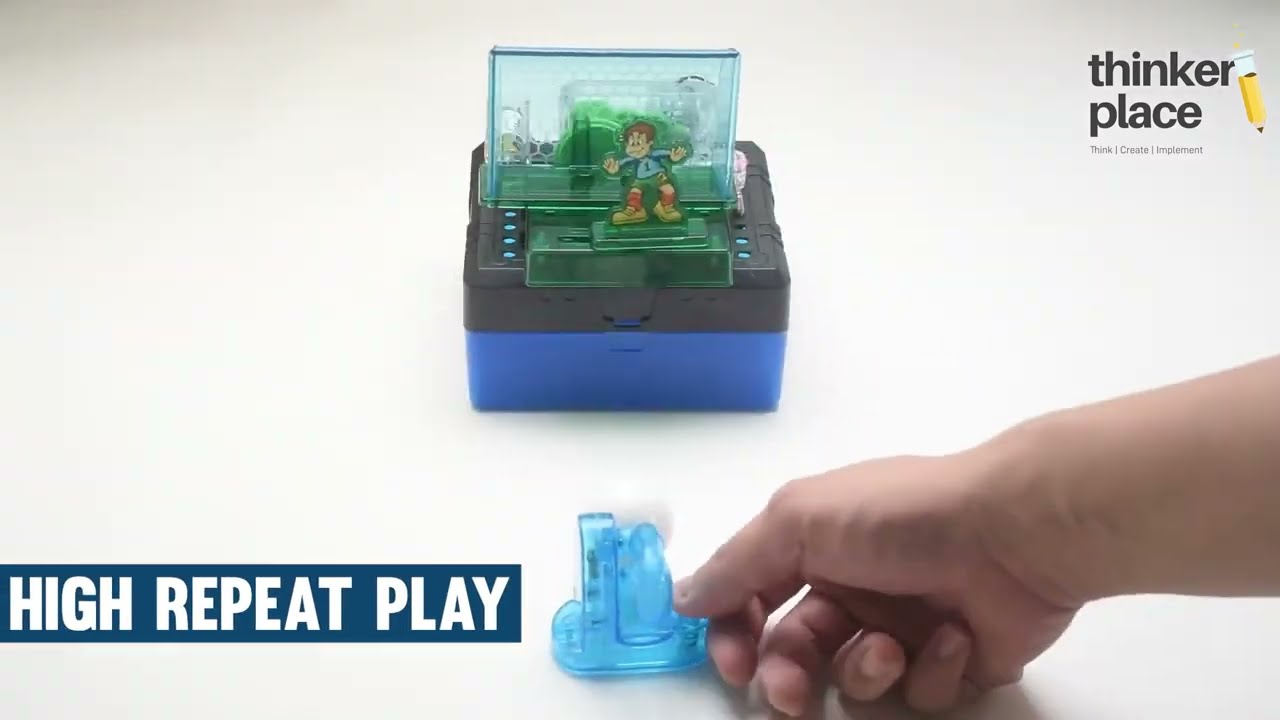 ThinkerPlace Nerf Soccer Fever DIY Kit | STEM Toy for Kids| Motor Learning Kit| Fun Soccer Game