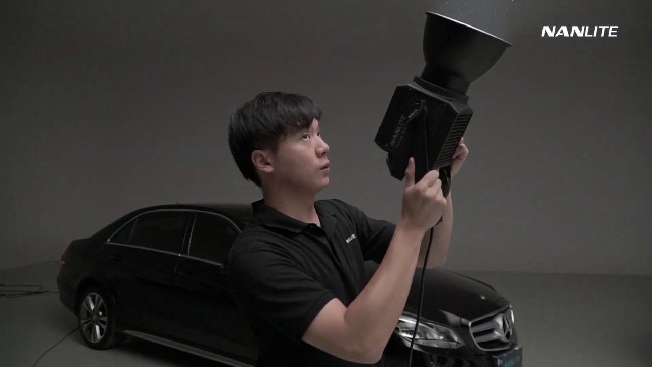 NANGUANG Car Video- und Foto-Shooting mit NANLITE LED Studioleuchte FORZA-Serie