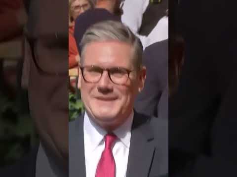 Keir Starmer arrives to vote in 2024 general election #news #politics #shorts