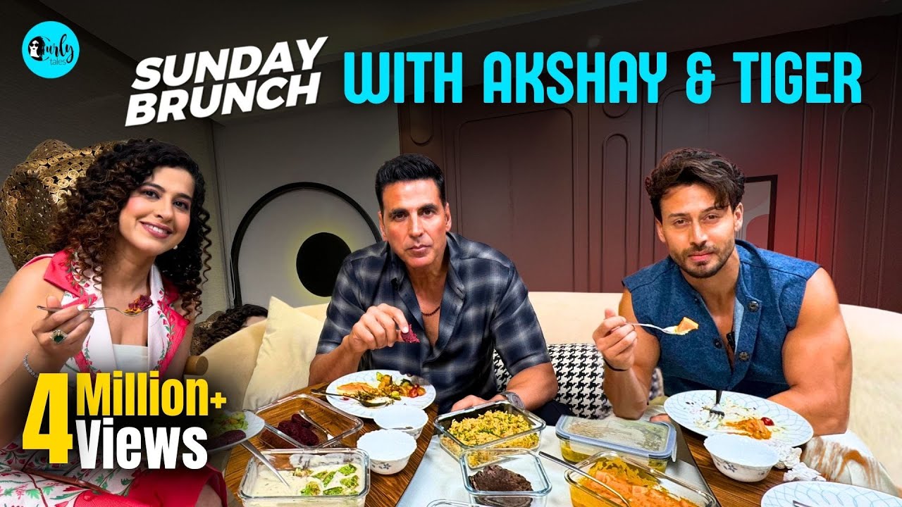Akshay Kumar & Tiger Shroff On Sunday Brunch X Kamiya Jani | EP 130 | Curly Tales
