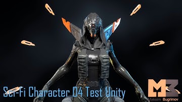 Sci Fi Character 04 (Witch) Unity Test