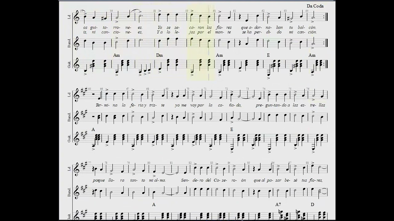 Termina la Feria (partitura sonora)