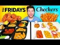 TGI FRIDAYS vs. CHECKERS - Fast Food Restaurant Taste Test!