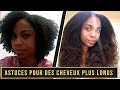 7 ASTUCES pour de LONGS CHEVEUX CRÉPUS, BOUCLÉS | Comment traiter les cheveux qui se cassent