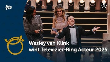 Wesley van Klink wint met zijn rol in Bennie de Televizier-Ring Acteur 2025 | Gouden Televizier-ring