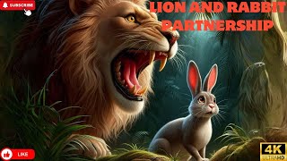 Lion and Rabbit Partnership  🦁🐇 Jungle Drought Kids Story 📖 English Story