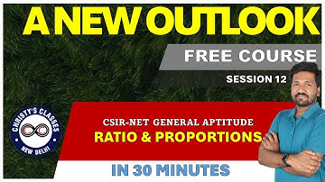 #12 | Ratio & Proportions | CSIR-NET General Aptitude | GATE 2024 | Speed Maths | Christy Varghese
