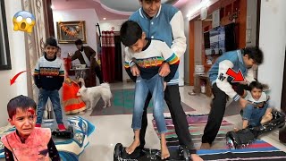 Kunali Hoverboard Se Gir Gaya 😱 @souravjvlogs 