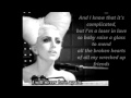 Lady Gaga - Speechless [acoustic] - lyrics