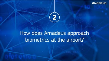 How does Amadeus approach biometrics at the airport?