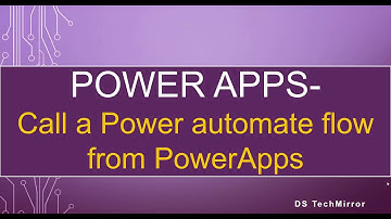 Powerapps - How to call MS Flow from Powerapps