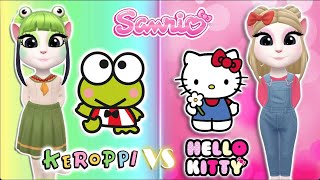 My talking angela 2 💟 Keroppi vs Hello Kitty 💗 Cosplay🌈💋