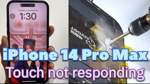 Phone 14 Pro Max – Touch Screen Not Responding Fix