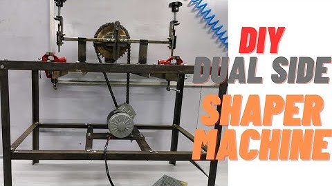 DIY Dual Side Shaper Machine | mechanical project ideas