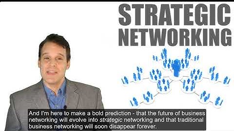 The Future of Business Networking is Strategic Networking!