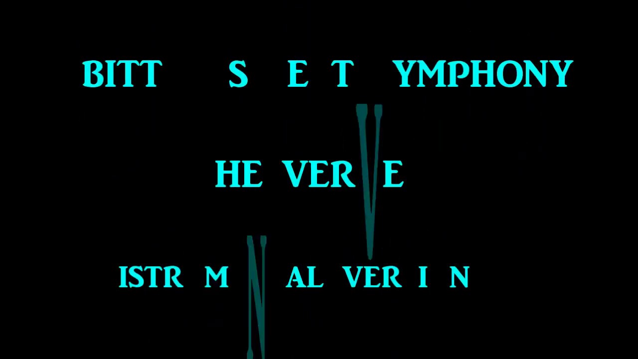 BLOG MUSICAL (BITTER SWEET SYMPHONY THE VERVE instrumental version) YouTube