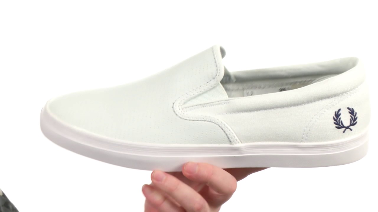 slip on fred perry