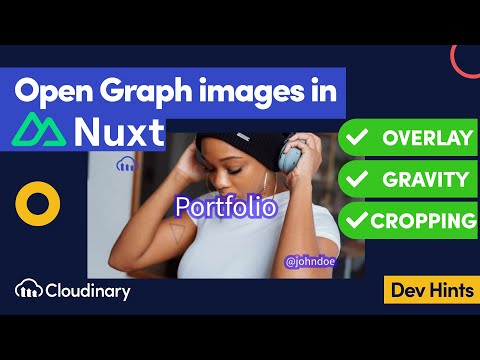 Use Open Graph Images in Nuxt with Cloudinary - Dev Hints