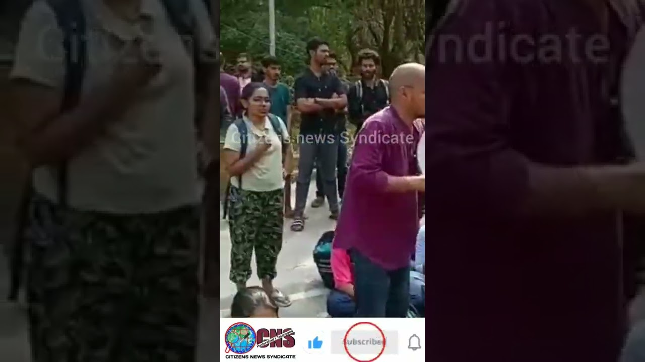 Protests rock Hyderabad University after professor attempts to rape foreign student Part -2