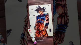 8 hours of hardwork🤯 #drawing #goku #penart #pendrawing #animeart #shorts #art