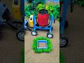 Amazing Mini Tractor Pillar Making  | mini tractor model DIY Construction project #shorts