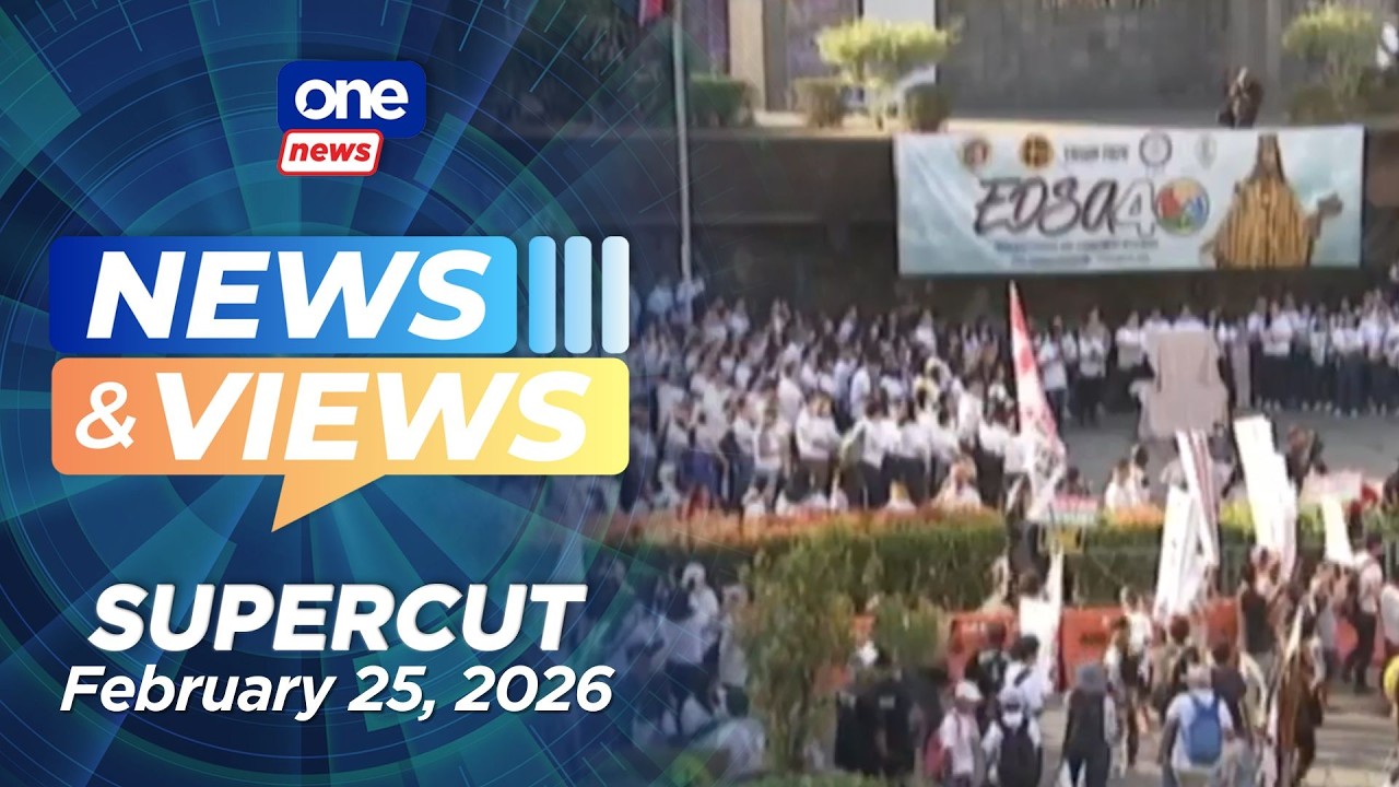 40th anniversary of the EDSA People Power Revolution marked with protests | News and Views Supercut