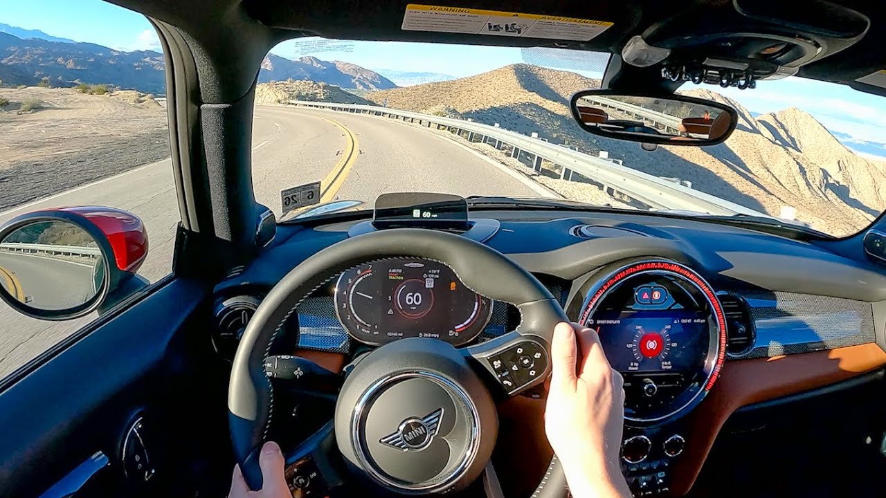 2022 MINI Cooper John Cooper Works Hardtop 6MT - POV Canyon Blast (Binaural Audio)