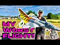 Terrible flight   freewing mirage 2000 80mm edf jet  englishfranais 4k