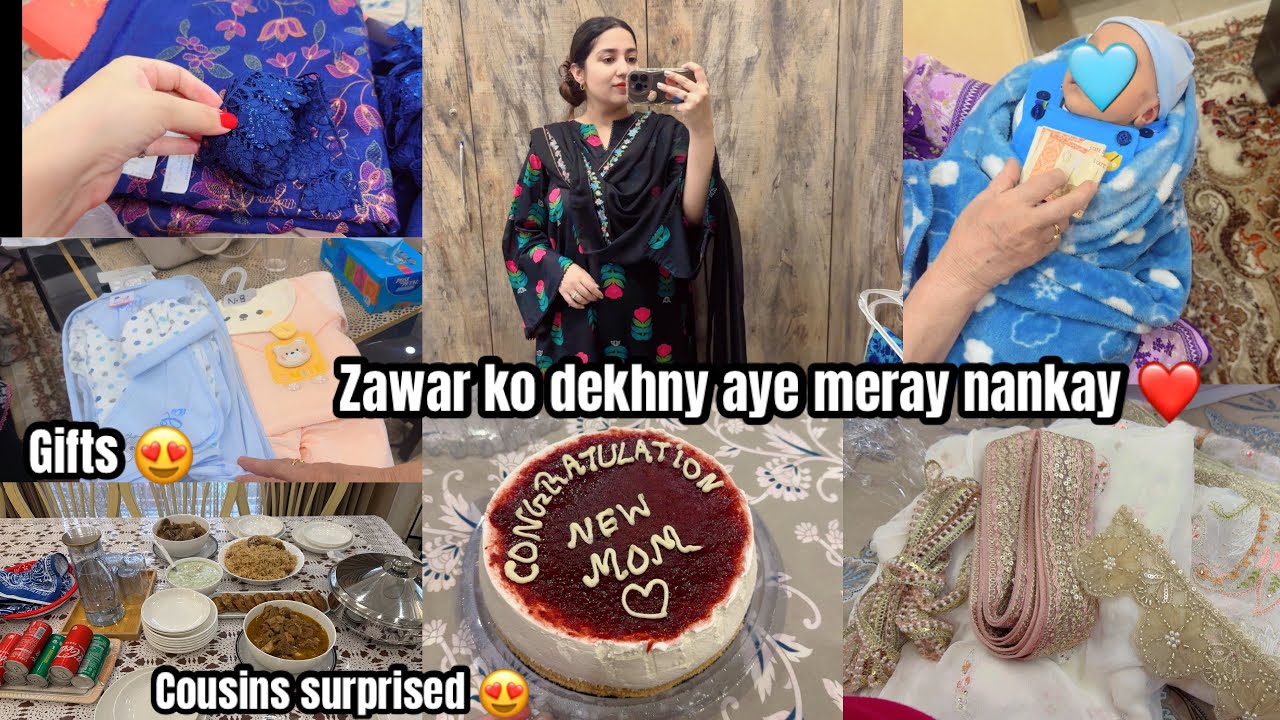 Zawar ko dekhny aye meray Cousins or Nankay 😍 Humay milay Itnay saray Gifts 😍❤️