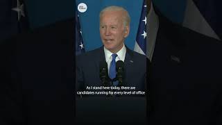 Download Lagu Biden: 'We know democracy is at risk' | USA TODAY #Shorts MP3