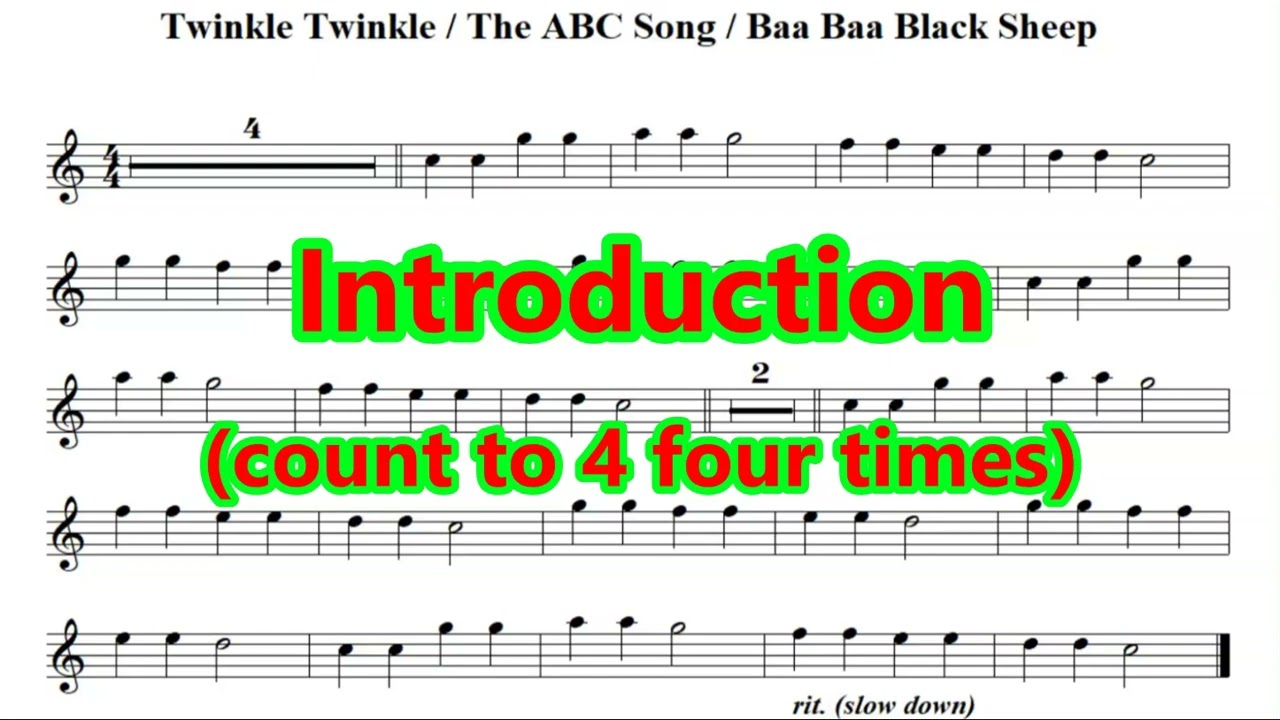 洋楽 Teflune Twinkle Twinkle / The ABC Song - Tenor Sax Sheet Music & Playalong