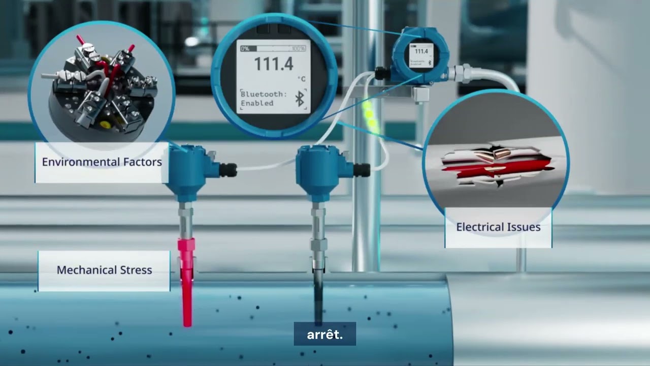 Couverture diagnostique du transmetteur de température Rosemount™ 3144S d’Emerson