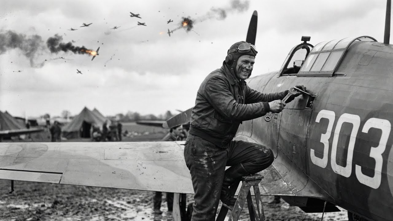 Powiedzieli, że to „niemożliwe” — a on naprawił samolot 303 zwykłym gwoździem i zmienił losy bitwy