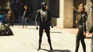 Hidden Black Suit Animation in Marvels Spider-Man 2