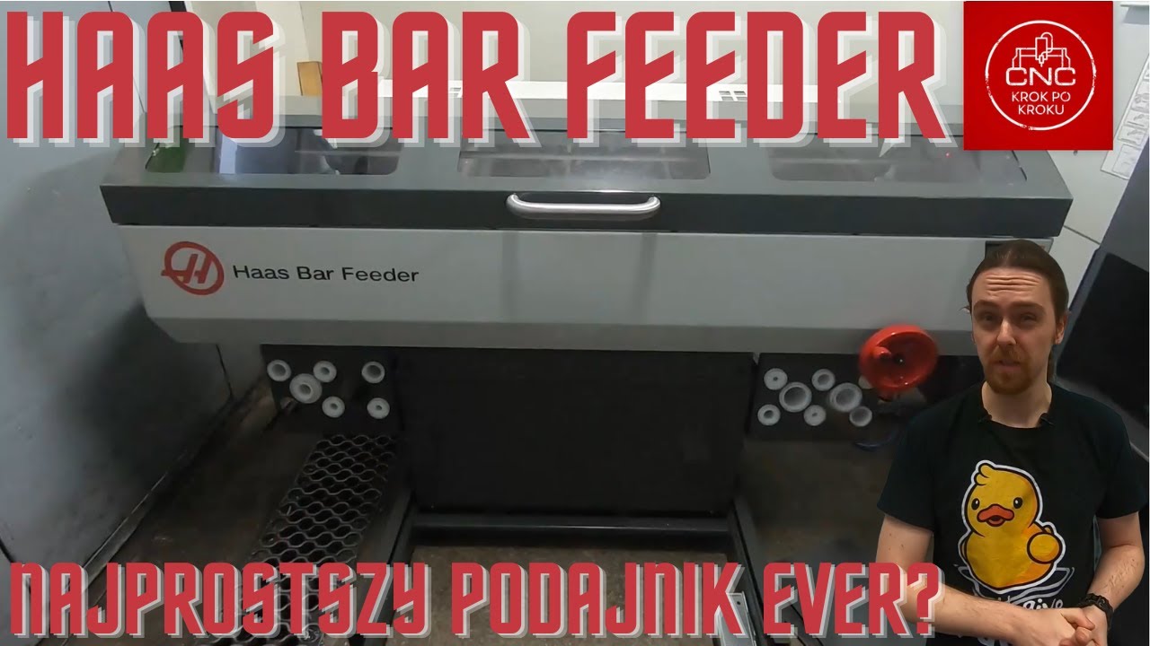 Podajnik pręta Haas servo bar V2 - kalibracja i tricki programistyczne / najprostszy podajnik ever?
