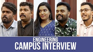 ||ENGINEERING CAMPUS INTERVIEW||MALAYALAM COMEDY||SANJU&LAKSHMY||ENTHUVAYITH||COMEDY||