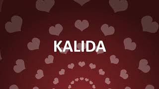 Happy Birthday Kalida