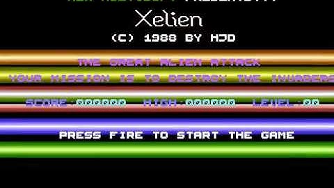 COMMODORE 16 116 PLUS 4 +4 CRACKTRO Xelien OTHER GAME New Multisoft Coded by D , H  Jürgen HJD Games