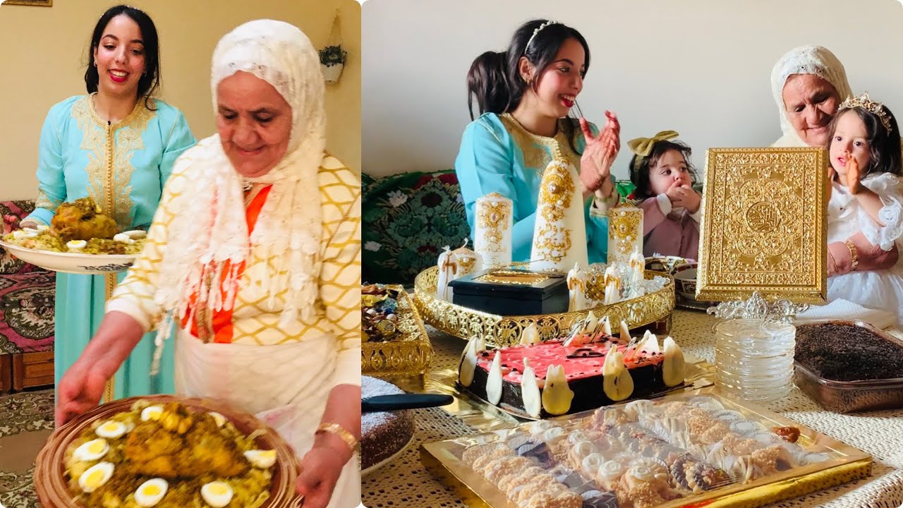 جلسة الحنة بمناسبة فطام بنتي جمعت فيها جيران والحباب افرحو معيا ويسبرو بنتي❤️