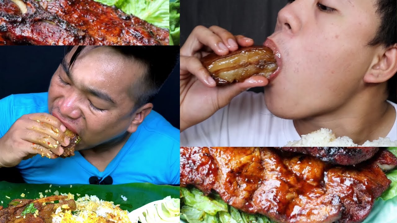 Juicy Pork Eating Compilation: Part 4