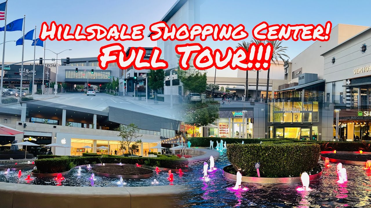 HILLSDALE SHOPPING CENTER WALKING & PARKING LOT TOUR IN SAN MATEO