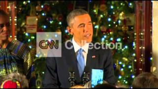 DC: WH HANUKKAH RECEPTION-OBAMA: FREEDOM IS POSSIBLE