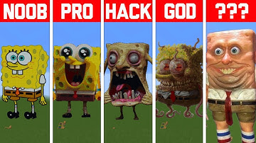 NOOB VS PRO VS HACKER Minecraft Pixel art✨SpongeBob SquarePants